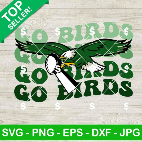 Eagles Championship 2025 Go Bird SVG