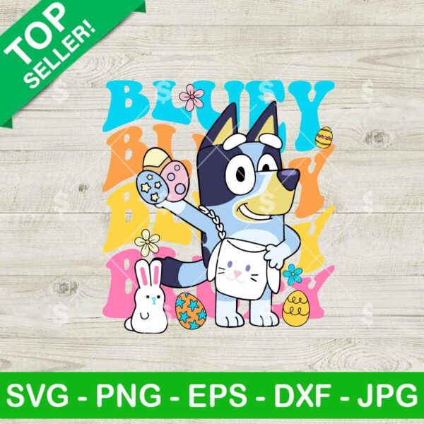 Easter Bunny Bluey SVG