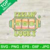 Feelin' Lucky Slot Machine St Patrick's Day SVG