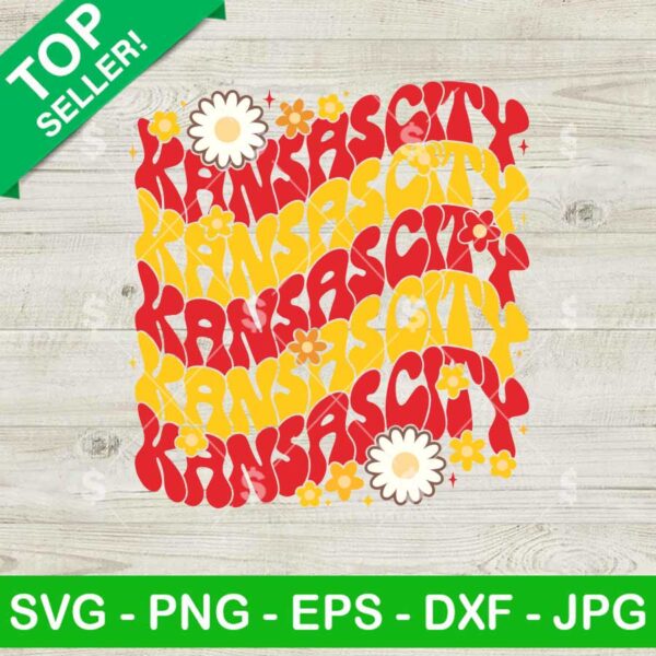 Groovy Retro Kansas City SVG