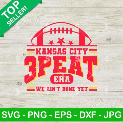 KC Chiefs Three Peat Era SVG