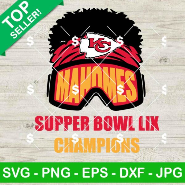 KC Chies Mahomes Super Bowl LIX Champions SVG