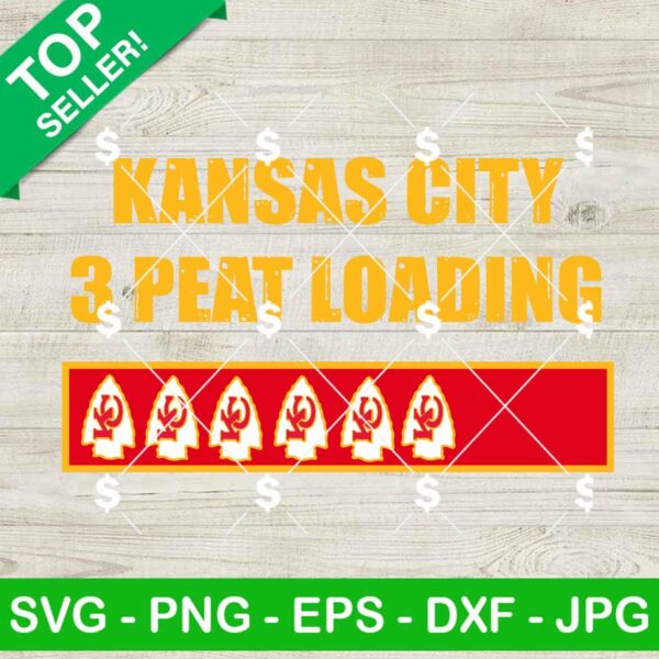 Kansas City 3 Peat Loading SVG