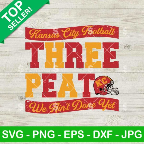 Kansas City 3 Peat SVG