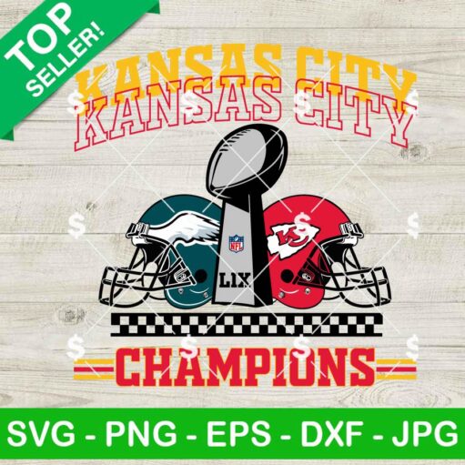 Kansas City Chiefs Super Bowl LIX Champions SVG