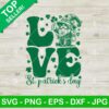 Love Gnome St Patrick's Day SVG