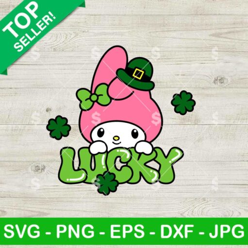 My Melody Lucky Shamrock SVG