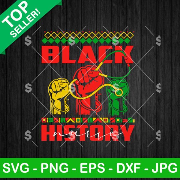 Nurse Black History Month SVG