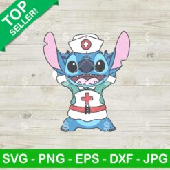 Nurse Disney Lilo Stitch SVG, Stitch Cosplay SVG, Stitch Job SVG