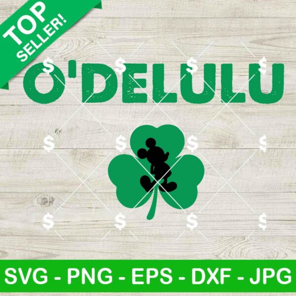 O'Delulu St Patricks Day SVG