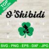 O'skibidi Lucky Shamrock SVG