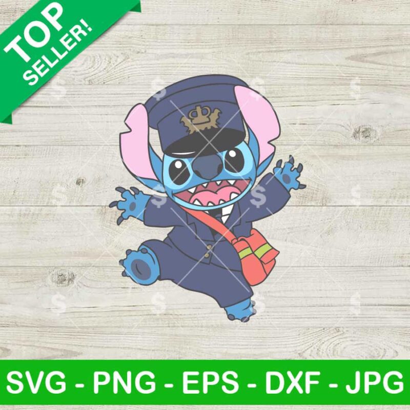 Postman Stitch SVG, Disney Stitch SVG, Postie Stitch SVG