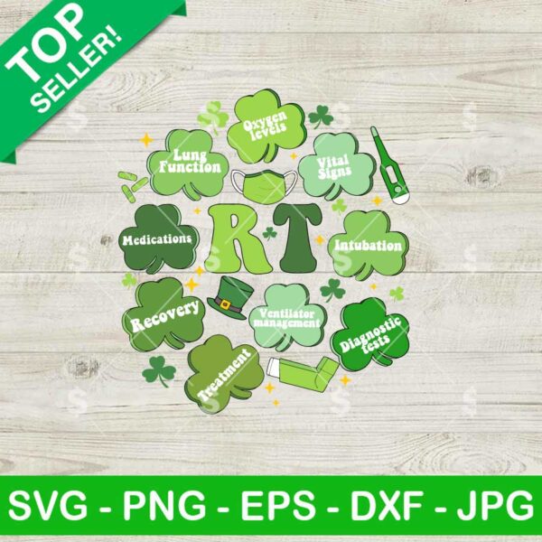 Respiratory Therapist St Patrick's Day SVG