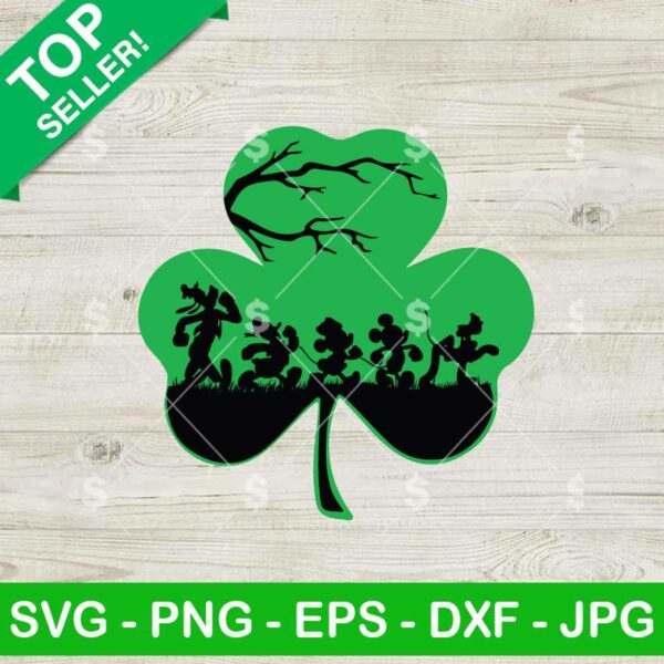 Shamrock Mouse And Friends SVG