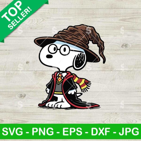 Snoopy Harry Potter SVG