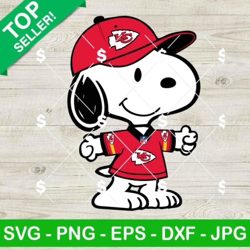 Snoopy Kansas City Chiefs SVG