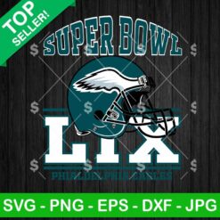 Super Bowl LIX Philadelphia Eagles SVG, Phialdelphia Eagles Helmet SVG, Super Bowl 2025 SVG