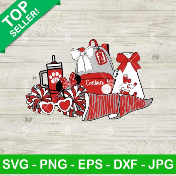 UCA Cheer Nationals Corbin SVG, Disney UCA Cheer Nationals SVG, Disney UCA SVG