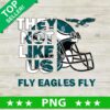 They Not Like Us Fly Eagles Fly PNG