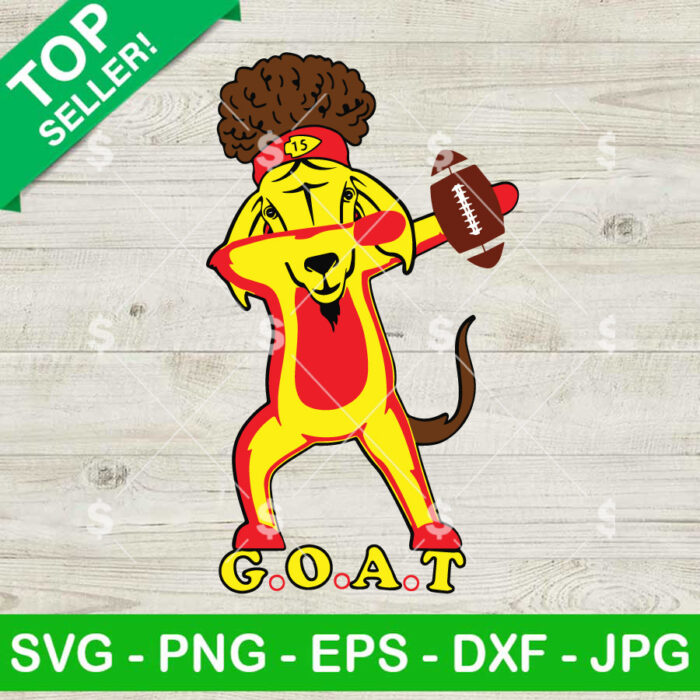 Goat Patrick Mahomes SVG