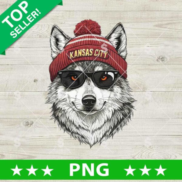 Kansas City Chiefs Wolf Mascot PNG