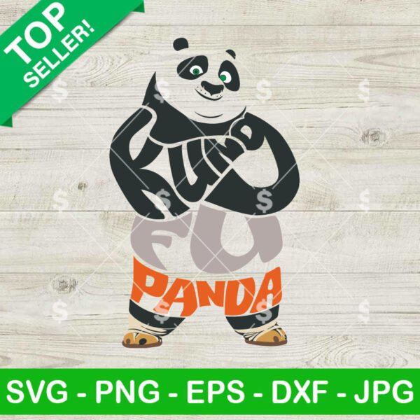 Kungfu Panda Typography SVG
