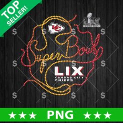 Kansas City Chiefs Super Bowl LIX PNG, Super Bowl LIX PNG, Kansas City Chiefs Sublimation PNG