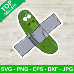 Comedian Pickles Funny SVG, Pickle Rick Comedian SVG, Pickle Rick SVG