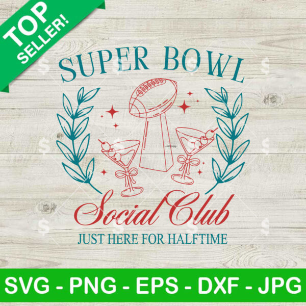 Super Bowl Social Club SVG