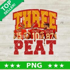 Kansas City Chiefs Three Peat PNG