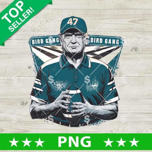 Trump Bird Gang Football Eagles PNG