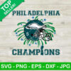 Philadelphia Eagles Champions Super Bowl SVG