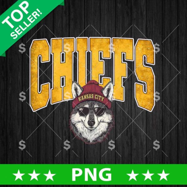 Kansas City Chiefs Football Mascot Sunglasses PNG