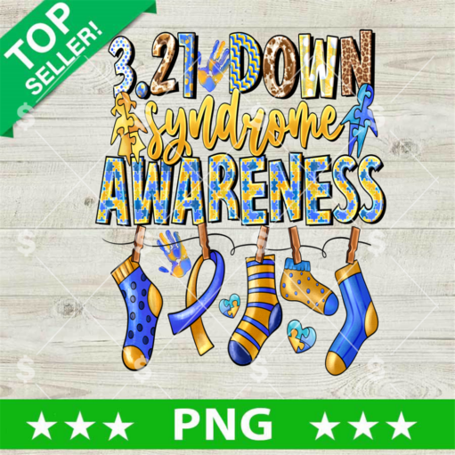 321 Down Syndrome Awareness PNG