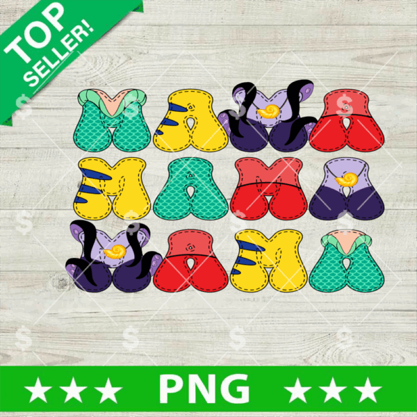 Ariel Princess Mama PNG