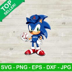 Sonic Baseball Arizona Diamondbacks SVG