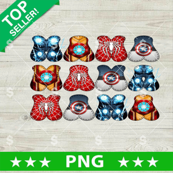 Avengers Superheroes Mama PNG