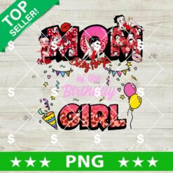Betty Boop Mom Of The Birthday Girl PNG, Glitter Betty Boop Birthday PNG, Betty Boop Birthday Sublimation PNG