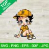 Betty Boop Pittsburgh Pirates Baseball Team SVG