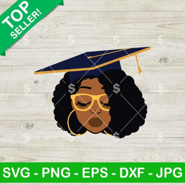 Black Girl Graduate SVG