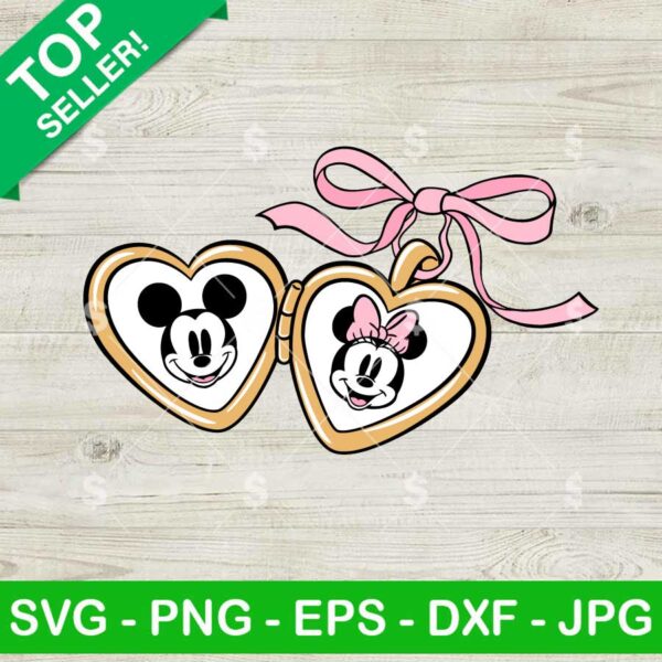 Cute Disney Mouse Love Locket SVG