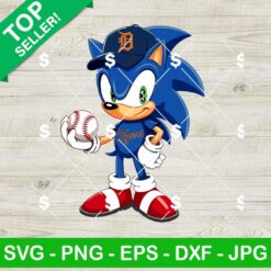 Detroit Tigers Sonic Baseball Team SVG