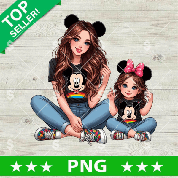 Disney Mom and Daughter PNG