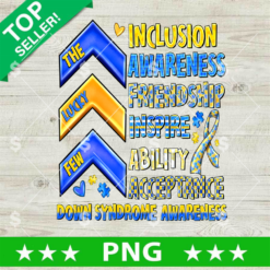 Down Syndrome Awareness PNG, Down Syndrome The Lucky Few PNG, Down Syndrome Sublimation PNG