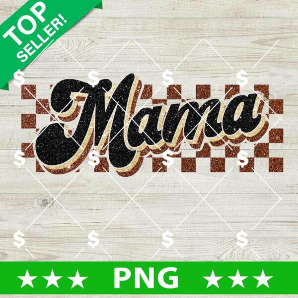 Glitter Mama PNG