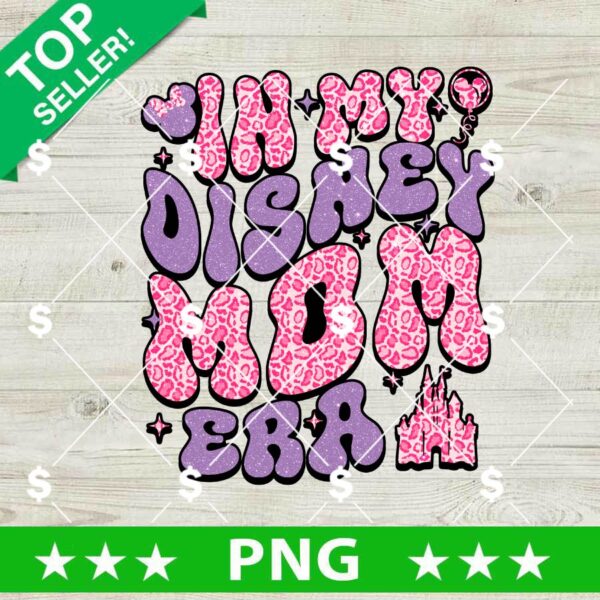 Glitter Minnie In My Disney Mom Era PNG