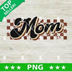 Vintage Glitter Mom PNG