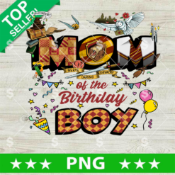 Gryffindor Mom Birthday Boy PNG