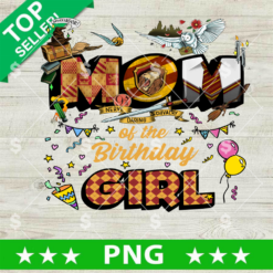 Gryffindor Mom Birthday Girl PNG