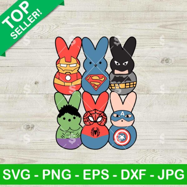 Happy Easter Superhero SVG